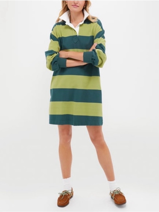 Tuckernuck Dresses & Skirts - Tuckernuck Woodbine & Junebug Stripe Rugby Dress